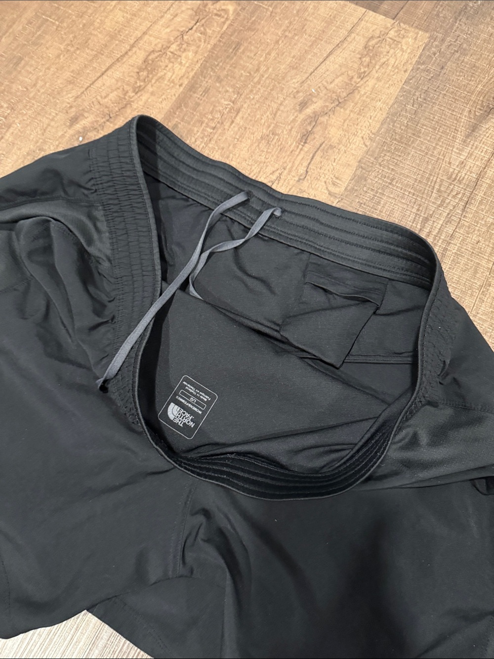 The North Face Black Women's Running Shorts with Drawstring - Picture 6 of 6